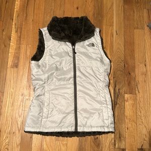 North Face Women’s Reversible Faux Fur Vest with Pockets